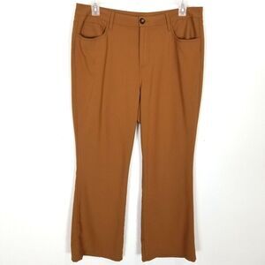 Kut from the Cloth Women Trouser Pants Sz US 14 Brown Casual Office Career